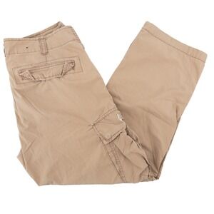 Vintage Ralph Lauren Polo Jeans Co Cargo Pants‎ Men's 34x28 Lightweight Y2K Tan